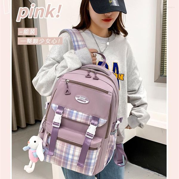 Sacs d'école Children Girls For Kids Backpack Orthopedic Primary Schoolbag Book Bag Fashion Travel