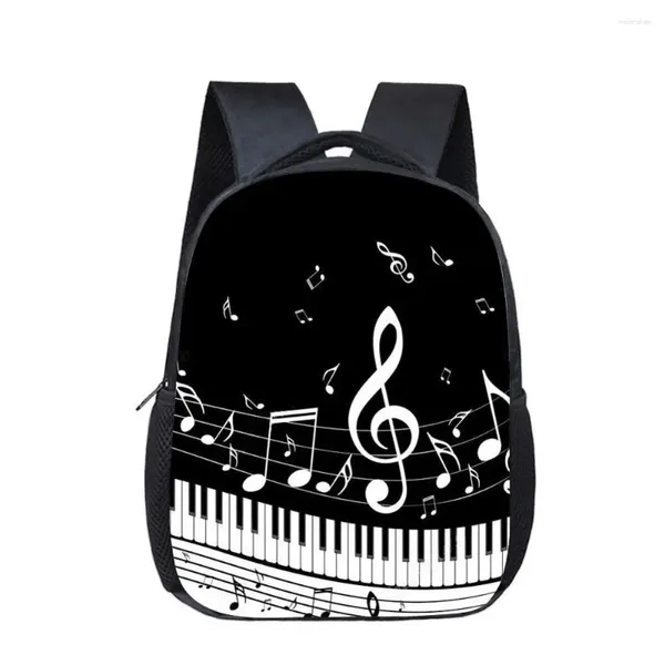 Sacs d'école enfants d'âge préscolaire pour petits garçons filles Note de musique Piano livre sac enfants sacs à dos maternelle Mochila Escolar