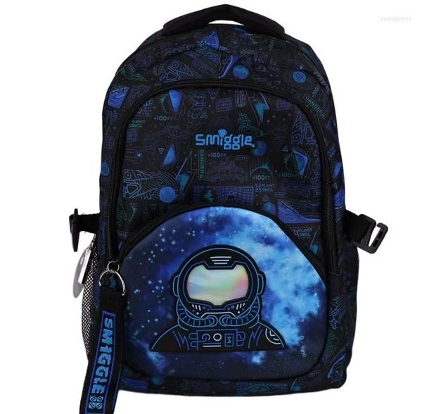 Bolsas escolares Mochila escolar para niños Mochila para alumnos Robot azul para reducción de carga 7-12 años Gran capacidad 16 pulgadas