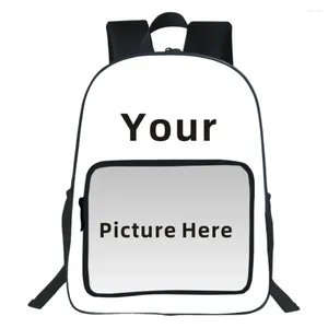 Les sacs d'école personnalisent votre nom Image sac à dos MidJourney Teen Knapsack Travel Children For Boy Girl Bookbag Chatgpt