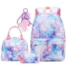 Sacs d'école mignon sac à dos pour filles enfants enfants étanche grande capacité cartable ensemble voyage ordinateur portable sac à dos décontracté