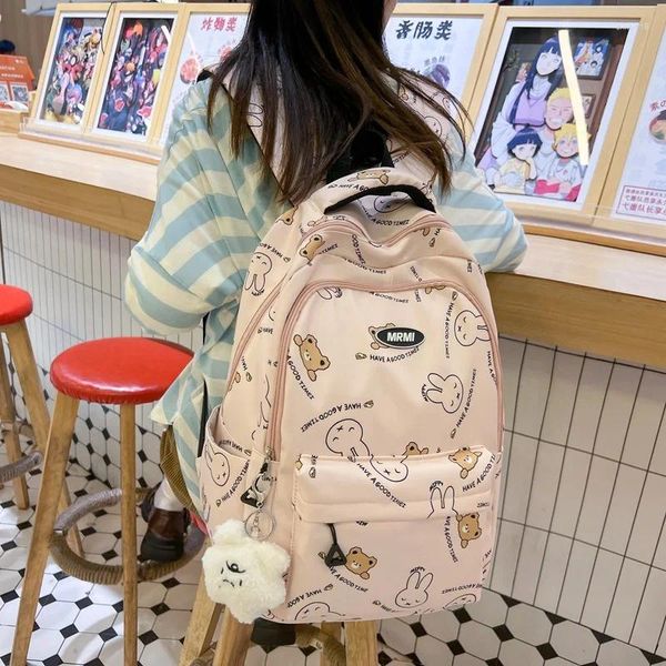 Bolsas escolares lindos dibujos animados para niñas adolescentes mochila para estudiantes