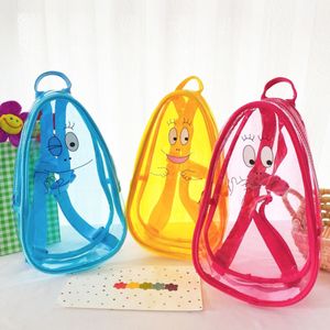 Schooltassen Leuke Cartoon Jelly Bag Baby PVC Transparante Rugzak Kleuterschool Rugzak Strand Zwemmen Kinderen Meisjes Jongens 230719