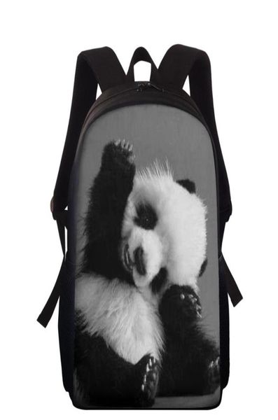 Sacs d'école mignonnes panda 3d imprimé enfants filles garçons de maternelle à la maternelle principale sac à dos pour enfants sac de livres school schoolbag6804608