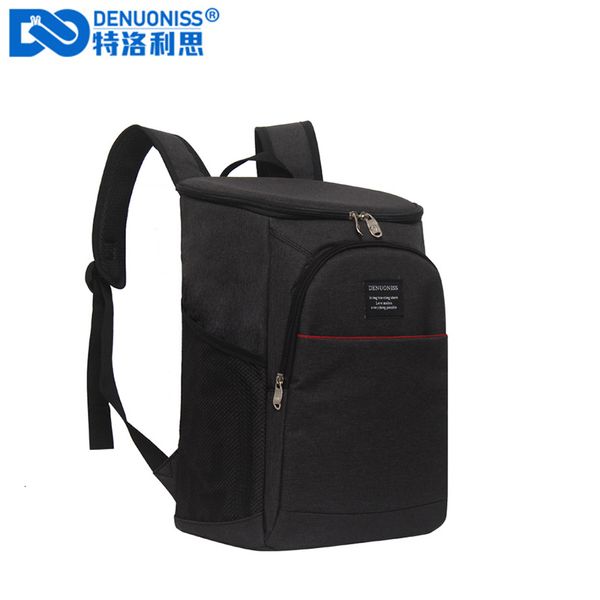 Bolsas escolares Denuoniss Hombres de gran capacidad para picnic Comida impermeable con abridor de botellas Mochila térmica 221205