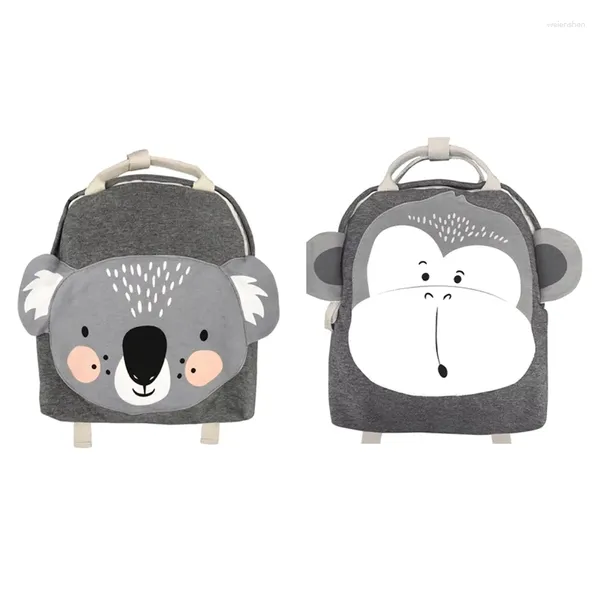 Bolsas escolares DOME 2X Mochila para niños Bolsa para niños pequeños para bebé Lindo niño niña Luz Koala Mono