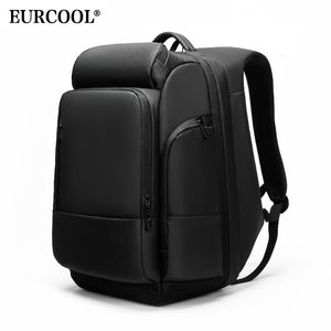Sacs d'école EURCOOL 17 pouces sac à dos pour ordinateur portable pour hommes étanche fonctionnel avec sacs à dos de chargement USB sac à dos pour hommes d'affaires Mochila 230728