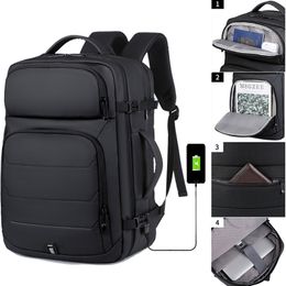 Sacs d'école extensibles pour hommes 17 pouces sacs à dos pour ordinateur portable sac étanche pour ordinateur portable USB cartable sport voyage sac d'école Pack sac à dos pour homme 230519