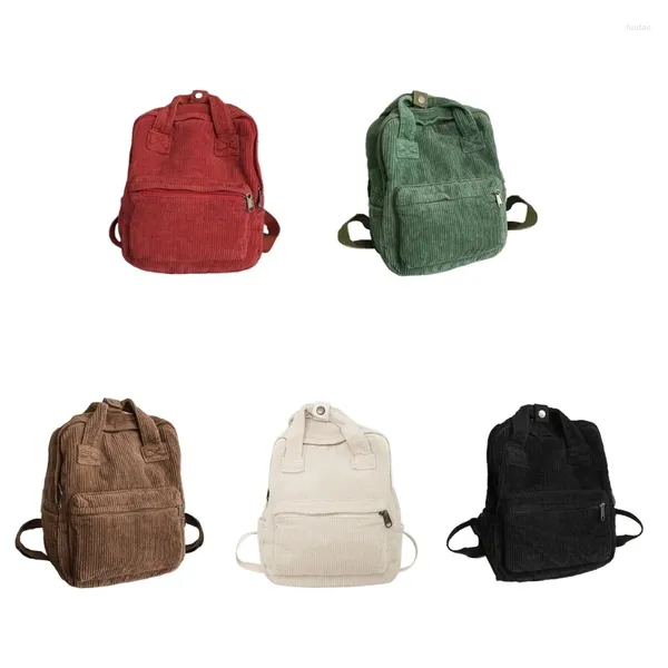 Sacs d'école Fashion Sac à dos Softbag Schoolbag Japanese Vintage Travel Rucksack