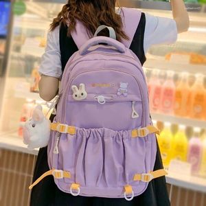 Schooltassen Mode Dames Kawaii Hoge Capaciteit College Rugzak Meisje Waterdicht Reisboek Vrouwelijke Laptop Student Vrouwen Tas