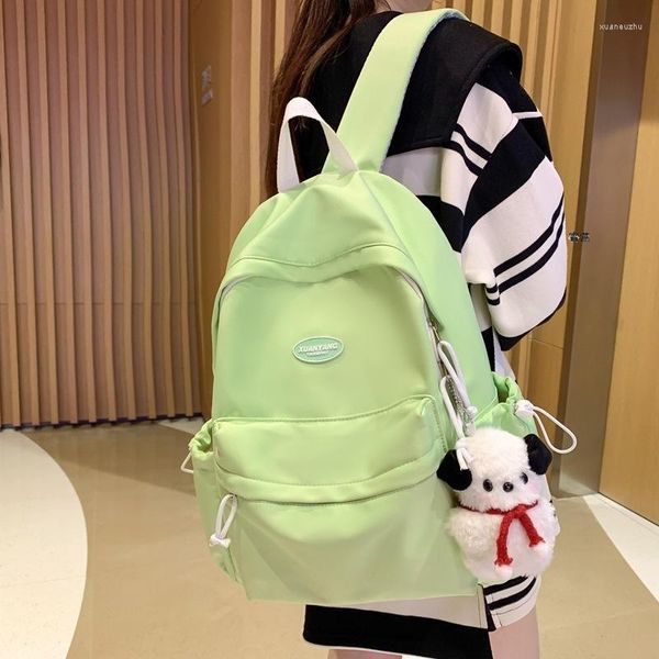 Sacs d'école mode Nylon sacs à dos pour femmes 2023 toile Bookbag épaule sac à dos japonais coréen étudiant sac Feminina Mochila