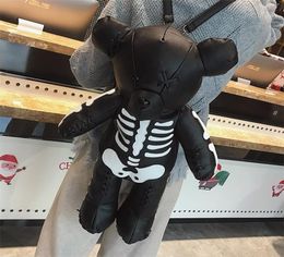 Sacs d'école Skeleton Fashion Bourse Femelle sac à dos punk Sacs d'école Sac à dos de créateurs pour les cadeaux des adolescents 2210116407464