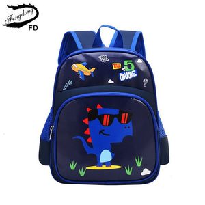 Schooltassen Fengdong schattige dieren rugzak dinosaurus schooltassen voor kinderen 3-6 jaar oude jongens basisschool rugzak kleine meisje schooltas 230728