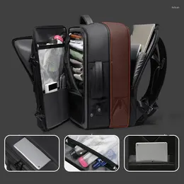 Schooltassen Fenruien waterdichte multifunctioneel voor mannen rugzak Backpack Business USB opladen Travel schaalbaar 40l grote capaciteit
