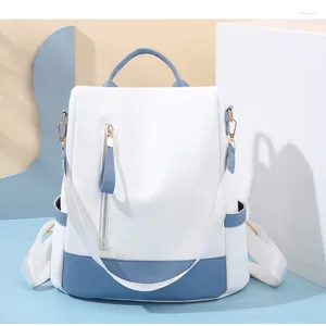 Sacs d'école pour femmes 2024 sacs à dos antivol de la zipper backpack backpack girls scolaire sac à école décontractée