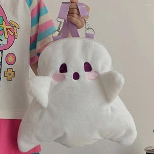 Schooltassen Ghost Plush Rugzak Draagbare cartoon Grote capaciteit Kleuterschooltas Kinderpakket Dames