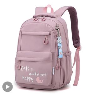 School Tassen Girl School Tas Backpack Back Pack voor tiener Vrouwen Kinderen Vrouw Pink Schooltas Primaire High Bagpack Class Teens Child Kids 230822