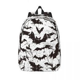 Sacs d'école Halloween chauve-souris sac à dos pour garçon fille enfants étudiant école Bookbag sac à dos maternelle primaire sac cadeau 231016