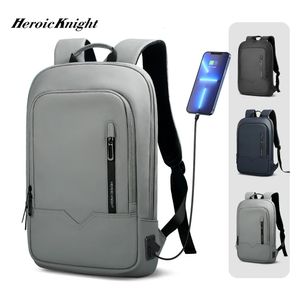 Sacs d'école Heroic Knight sac à dos hommes d'affaires mince travail étanche 14 