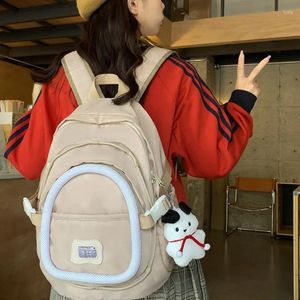 Schooltassen Japanse Instagram-schooltas voor dames Veelzijdige middenrugzak Korean Fashion College