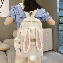 Sacs d'école Style japonais femmes sacs à dos grande capacité fille étudiant cartables étanche Nylon dessin animé décontracté ordinateur portable