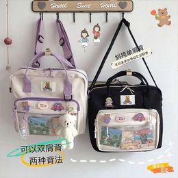 Schooltassen Japanse Stijl Voor Tienermeisjes Preppy Draagtas Nylon Rugzak Vrouwen Schouder Mochila Feminina Bagpack Sac 230720