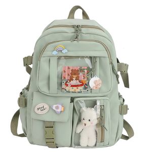 Schooltassen Kawaii Esthetische Vrouwen Rugzak Schooltas voor Tienermeisjes Japanse Koreaanse Rugzak Student Bookbags Leuke Schoolrugzak Mochila 230927