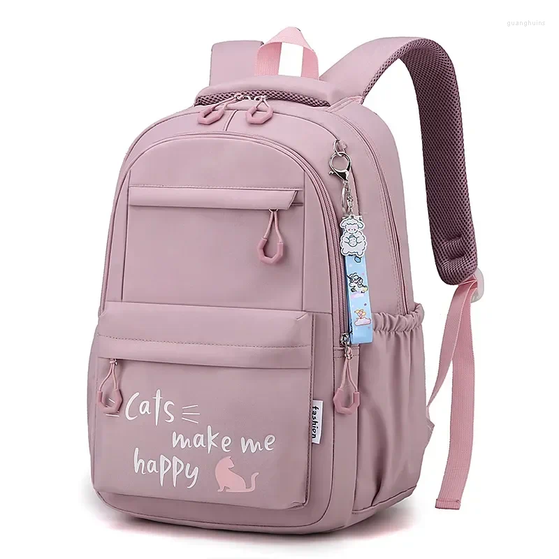 Skolväskor kawaii ryggsäck för flickor vattentät bokväska tonåringar college student stora resor axelväska mochilas escolares