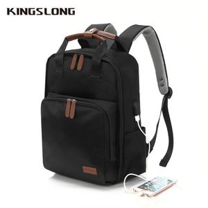 Sacs d'école Kingslong Mini sac à dos décontracté pour adolescent 15 pouces ordinateur portable Mochila femme enfants sac fonctionnel filles