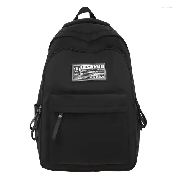 Sacs d'école coréennes de haute qualité imperméables nylon femmes sac à dos filles garçons kawaii hommes voyage sac à dos