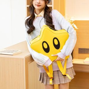 Sacs d'école coréen étudiant mode décontracté Kawaii livre sac cartable enfants voyage filles dames sacs à dos mignon étoile sac à dos pour les femmes