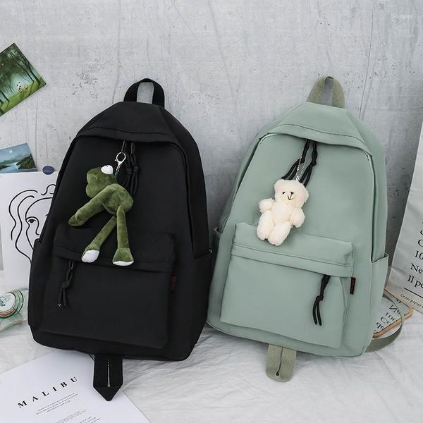 Mochilas escolares de estilo coreano para chicas adolescentes, Mochila para estudiantes universitarios, hombros de gran capacidad, Mochila para mujeres 2023