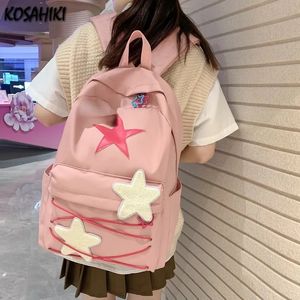 Schooltassen Koreaanse Zoete All Match Star Rugzakken Japanse Vrouwen Streetwear Y2k Esthetische Schooltassen Hoge capaciteit Kawaii Rugzak Studenten 231005