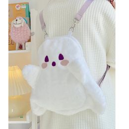 Sacs d'école Petit Fantôme Sacs À Dos Pour Femmes Classique Drôle Halloween Mignon Femmes Chic Épaule 231005