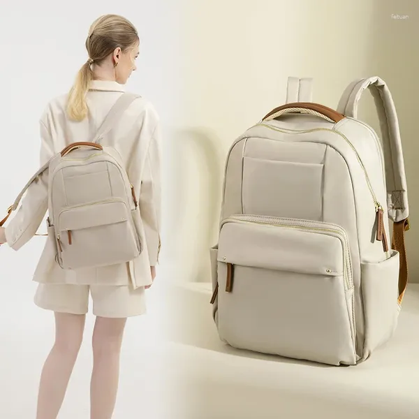 Sacs d'école sacs à dos pour ordinateur portable de luxe pour femmes 15,6 