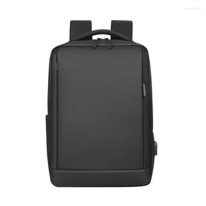 Mochilas escolares para hombre, mochila para ordenador portátil de 15,6 pulgadas para viaje, mochilas masculinas de alta calidad, bolsa de carga USB para adolescentes