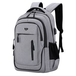 Sacs d'école hommes USB charge sac à dos pour ordinateur portable 18 pouces multifonctionnel lycée étudiant mâle voyage sac d'affaires Pack 230710
