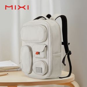 Bolsas escolares mixi mochila al aire libre Bolsa de viaje para mujeres 18 pulgadas mochilas mochilas impermeables laptop blancos azul 230307