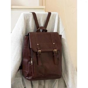 Mochilas escolares Miyagawa, mochila de estilo uniforme japonés JK para mujer, bolso marrón Vintage de otoño 2023, mochilas para estudiantes universitarios y aulas