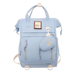 Sacs d'école multifonction femmes sac à dos Double fermeture éclair adolescentes ordinateur portable mignon étudiant sac à bandoulière 230818