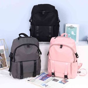 Schooltassen Nieuwe Backpack Schoolbag heren en dames algemene grote capaciteit Sport Leisure College Studenten Trend Backpack 220831