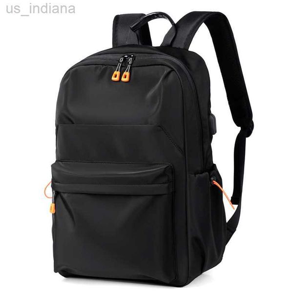 Sacs d'école Nouveau sac à dos pour hommes en polyester grande capacité étudiant sac à dos pour ordinateur portable sac à dos de voyage étanche vente chaude Z230801