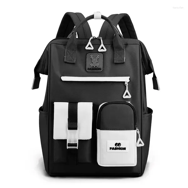 Schooltassen Nylon Voor Meisjes Tieners Middelbare Student Rugzak Dames Campus Bagpack