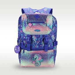 Sacs d'école Original Australian Smiggle sac à dos pour enfants sac à bandoulière pour filles hippocampe pour grands enfants étanche 18 pouces 10-15 ans 230724