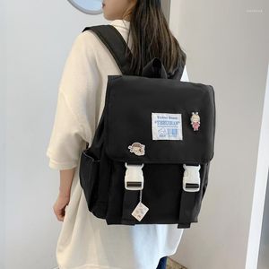 Schooltassen Oxford Doek Waterdichte Vrouwen Rugzak Trendy Badge Tas Voor Meisjes Grote Capaciteit Reisrugzakken Student Bookbags