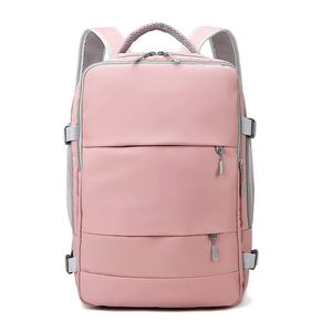 Sacs d'école rose femmes sac à dos de voyage hydrofuge antivol élégant sac à dos décontracté avec sangle de bagage Port de chargement USB 231005