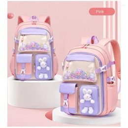 Sacs d'école Sacs d'école primaire Sac à dos pour enfants légers Kawaii STOPPOROP de grande capacité