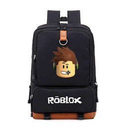 Sacs d'école roblox sac à dos pour adolescents filles enfants garçons enfants étudiant voyage sac à dos sac à bandoulière ordinateur portable bolsa escolar295Z