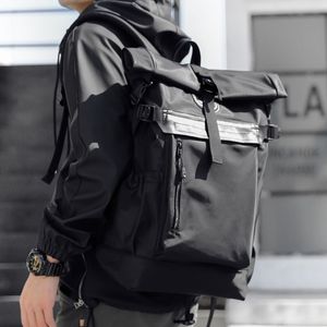Schooltassen rollende topkwaliteit traanreziëte backpack wandelen Sport Rucksack causale HASP voor mannen 230817