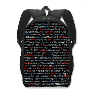 Schooltassen lopen CMD Backpack Zero Day / 404 Not Found Rucksack Anonymous Hacker Geek Programer Laptop Backpacks Teenager Bookbag